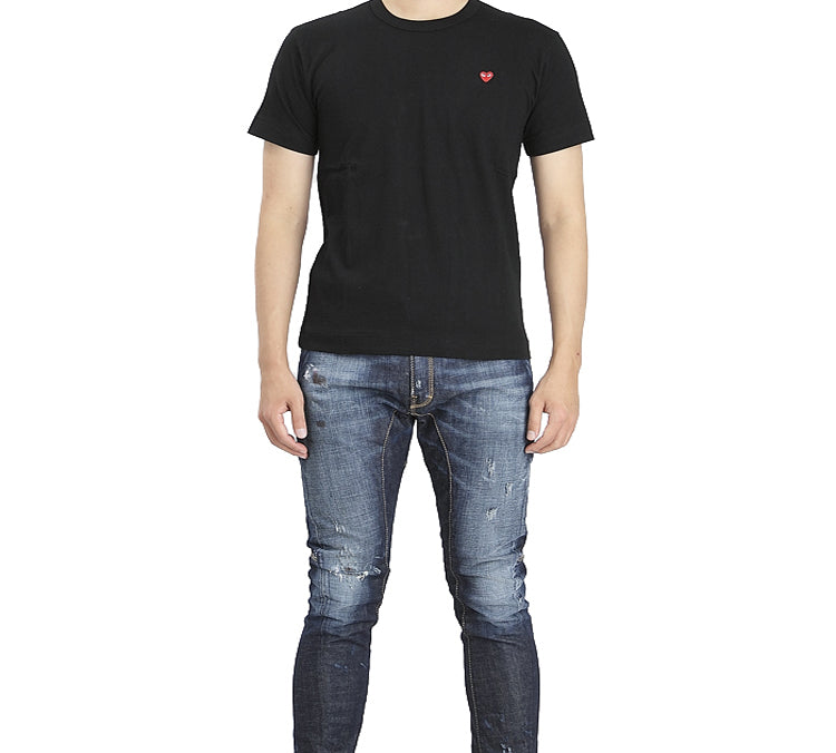 COMME des GARCONS PLAY Small Heart T-Shirt 'Black' AZ-T200-051-1