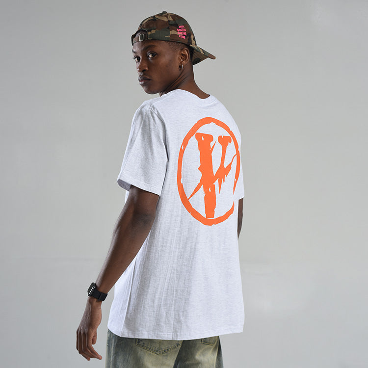 VLONE x Fragment Design Unisex V Grey/Orange VLTE17FW003