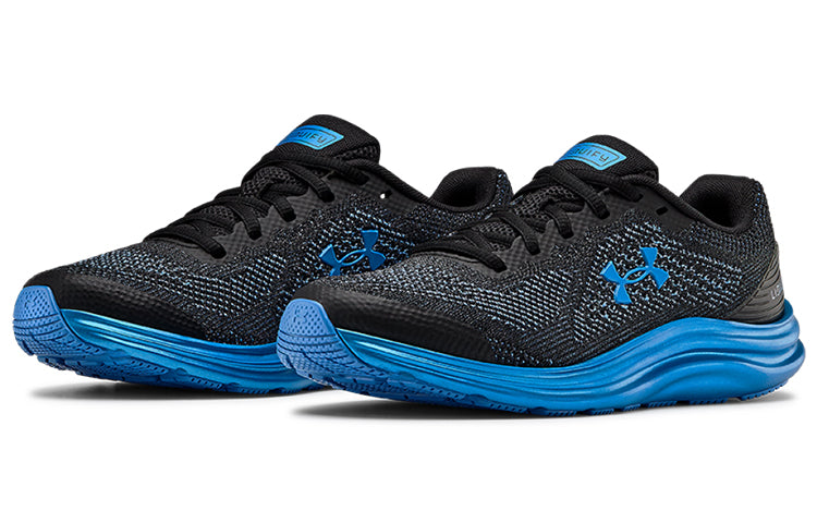 (GS) Under Armour Liquify Sneakers Black/Blue 3022875-001