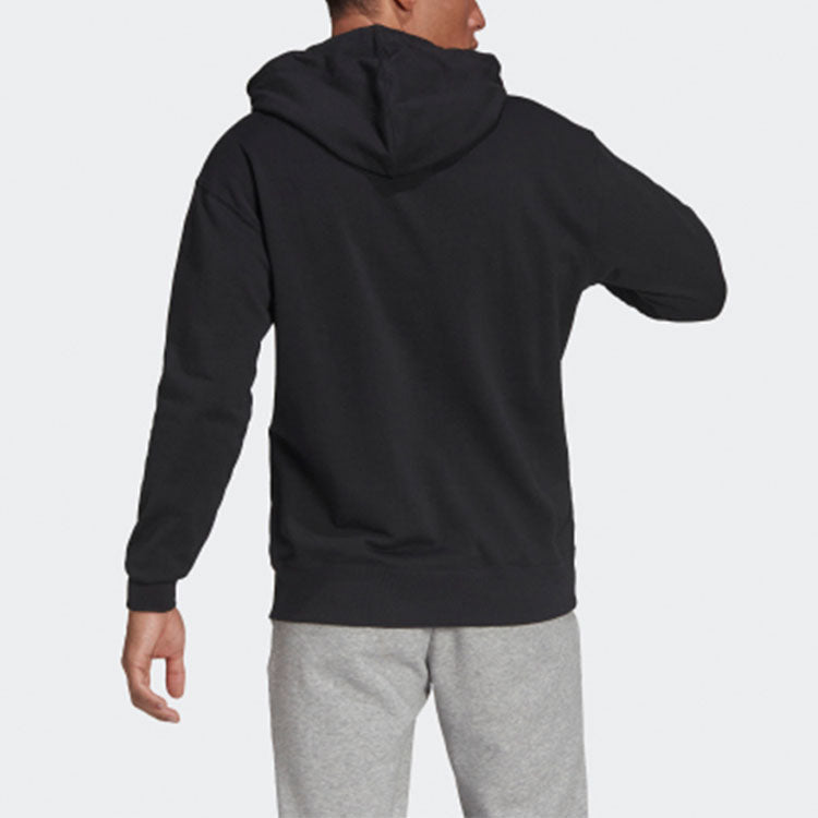 Men's adidas Logo Small Label Solid Color Sports Black HE4354