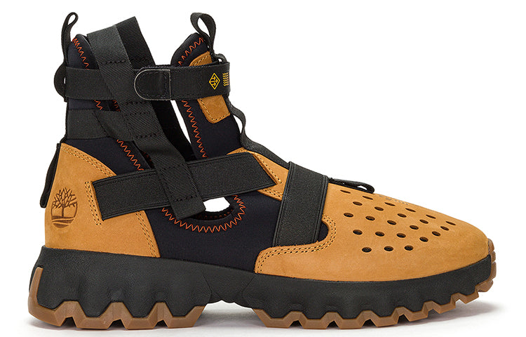 Timberland Greenstride Edge Lace Up Boot Sandals 'Wheat Black' A5QZCW