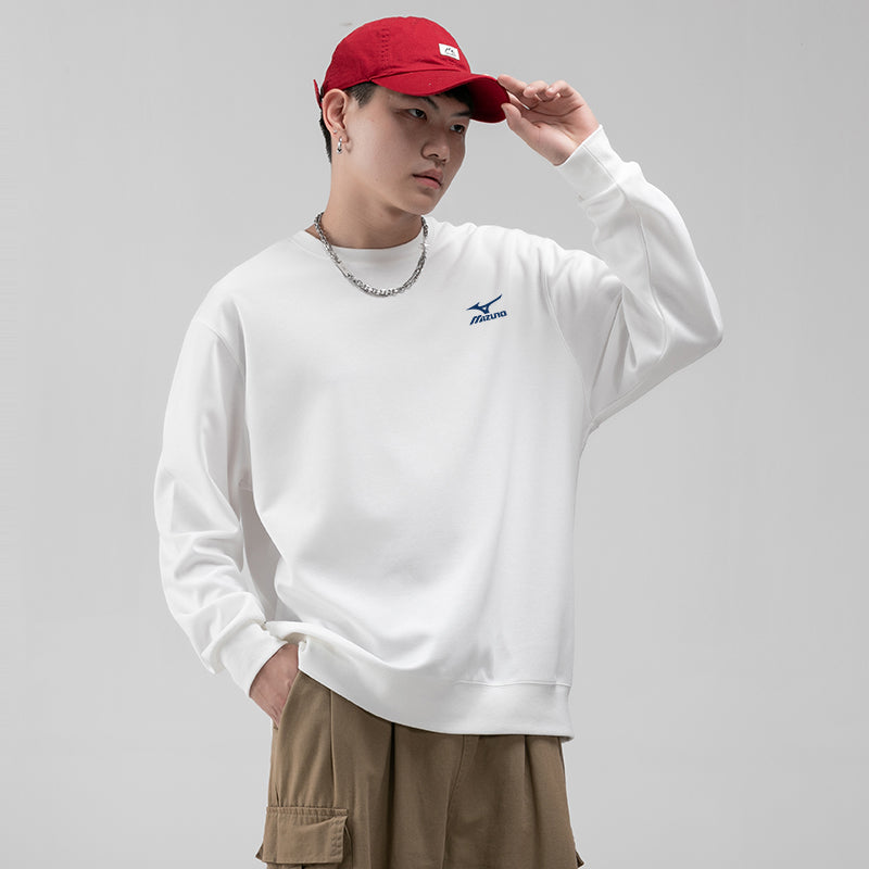 Mizuno Logo Casual Sweater 'White' A2CA2A70