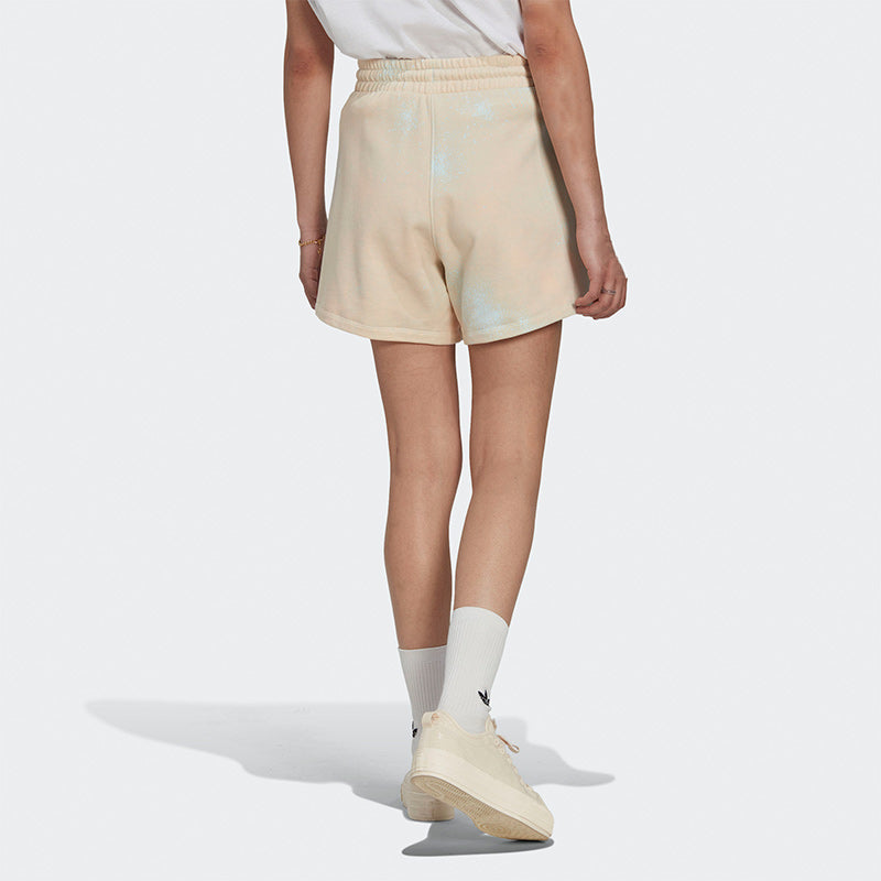 (WMNS) adidas Allover Print Loose Shorts Asia Sizing 'Beige Purple' HL6610