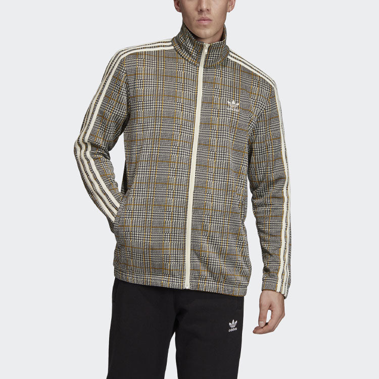 adidas originals Tartan Track Plaid Sports Jacket Multicolor ED6135