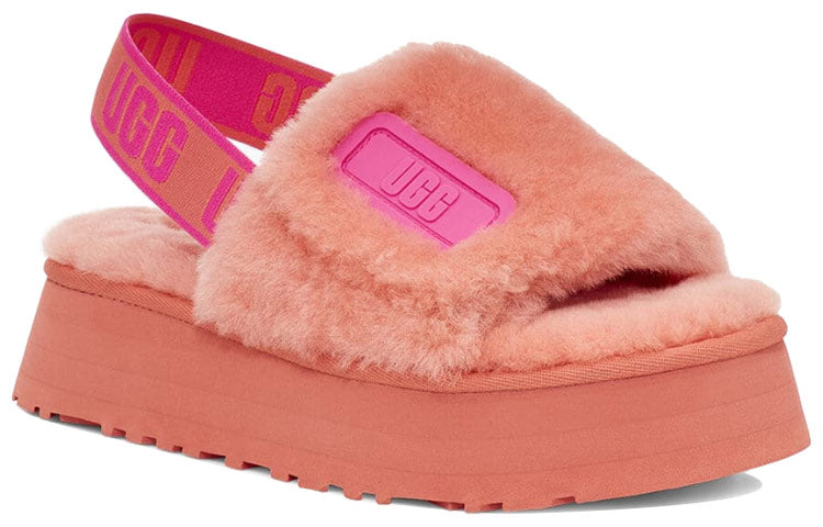 (WMNS) UGG Disco Slide Thick Sole Slipper Pink 1112258-VCRL