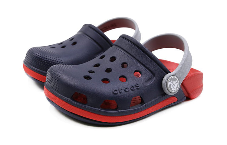 Crocs Electro 3 Outdoor Beach Sports Big Boys Blue Red Sandals 'Blue Red' 204991-4BA