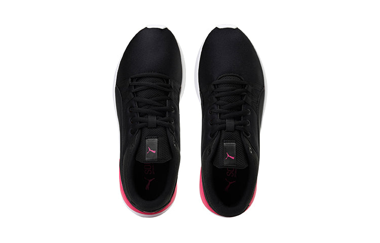 PUMA Adela Satin Jr K Black/White/Pink 369086-01
