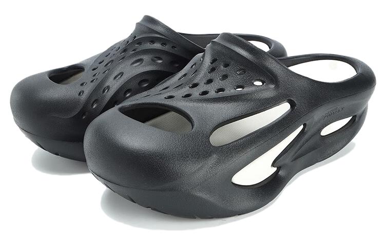 (WMNS) FILA FUSION Shell Slippers 'Black' T12W321505FBS