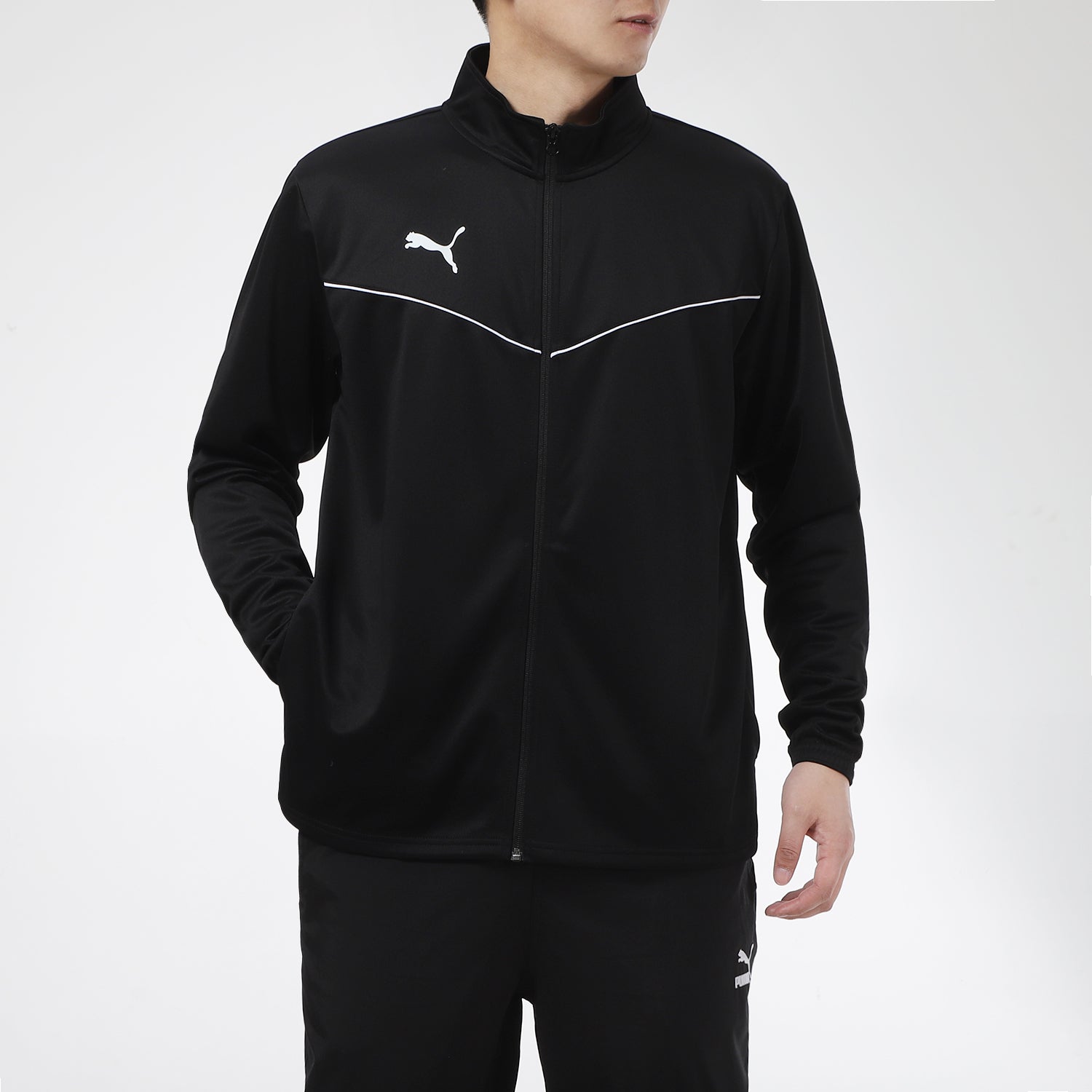 PUMA Team Rise Jacket 'Black' 657392-03