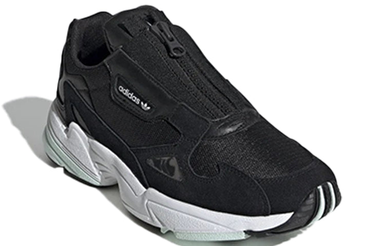 (WMNS) adidas Falcon Zip W 'Black White' EF2046