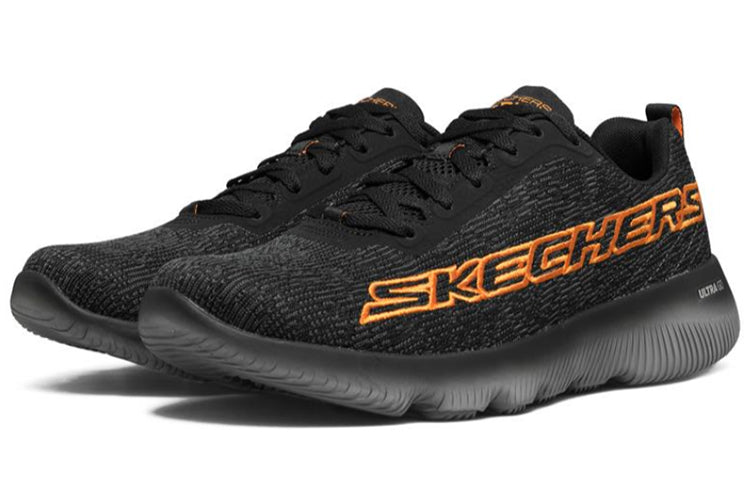 Skechers Go Run Focus Black/Orange/Grey 661040-BKOR