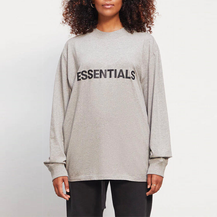 Fear of God Essentials FW20 Long Sleeve Tee 'Oatmeal' 0125250500233260