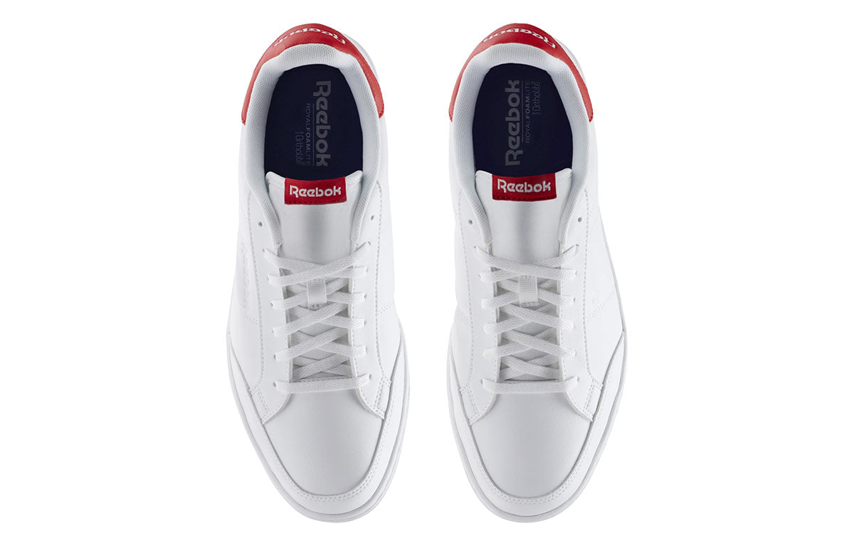 Reebok Royal Smash White Sneakers Red BS6494