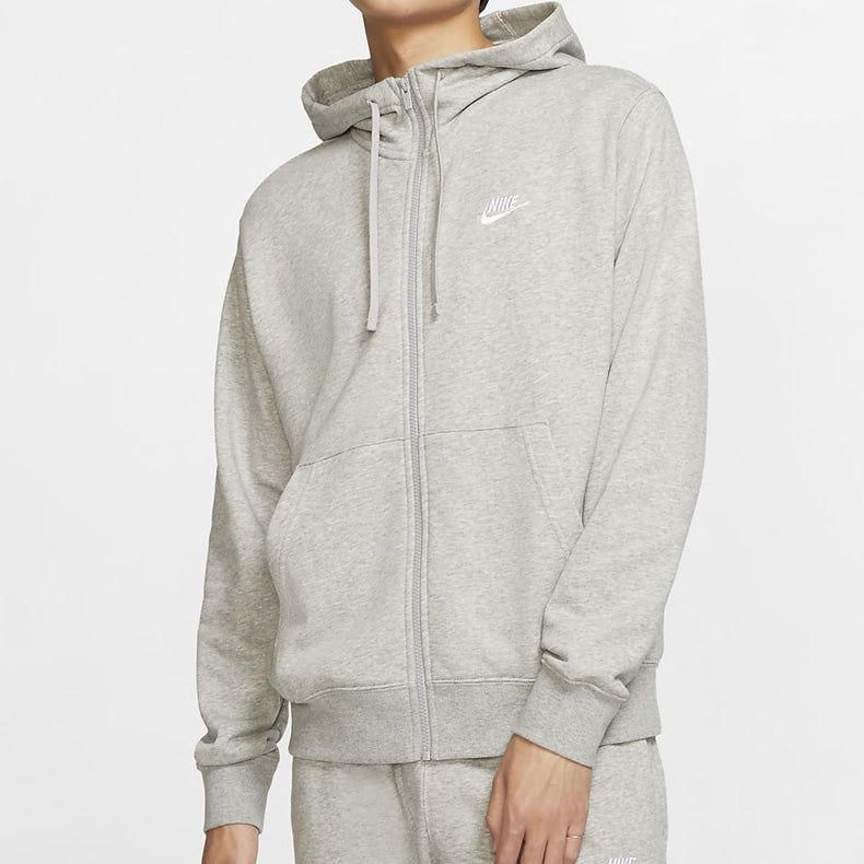 Nike Logo Printing Casual Sport ThermalHoodie Jacket Men's Grey BV2648-063