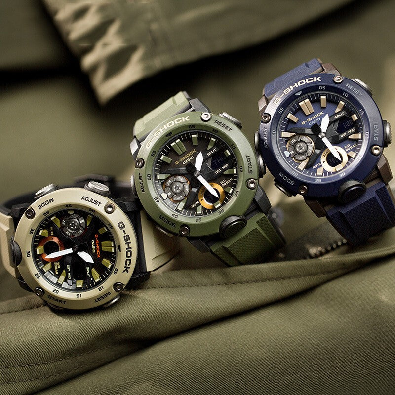 CASIO G-Shock Analog-Digital 'Green' GA-2000-3APR