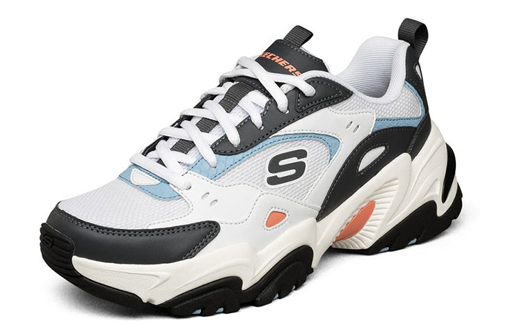 (WMNS) Skechers Stamina V2 Low Running Shoes White/Black 149510-WCC