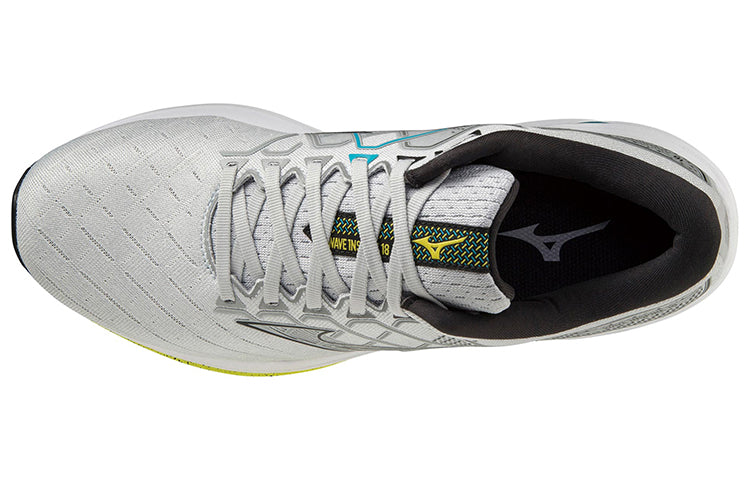 Mizuno Wave Inspire 18 'Light Gray Black Yellow' J1GC224409