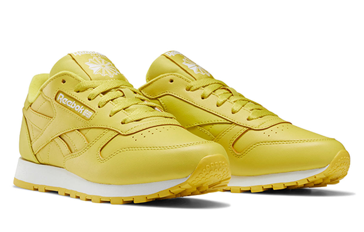 (WMNS) Reebok Classic Leather 'Utility Yellow' FW2043
