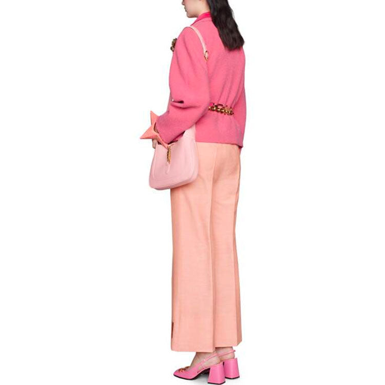 (WMNS) Gucci Orgasmique Flared Trousers 'Pink' 624955-ZADZ3-5260