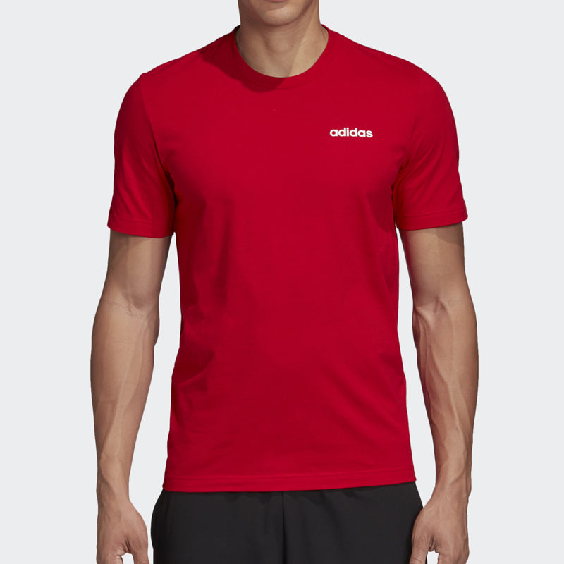 adidas E pin tee Sports Stylish Round Neck Short Sleeve Red FM6214