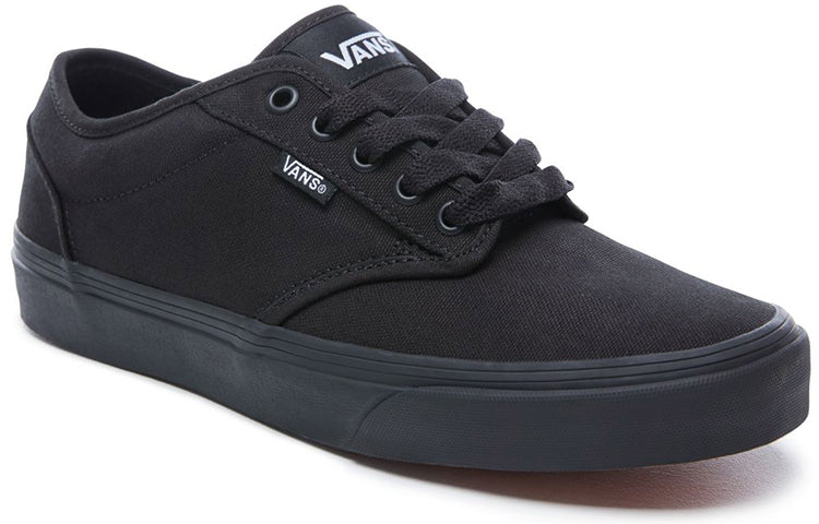 Vans Authentic Atwood Skateboard Series Mid-Top Retro Skate Shoes Unisex Black VN000TUY186