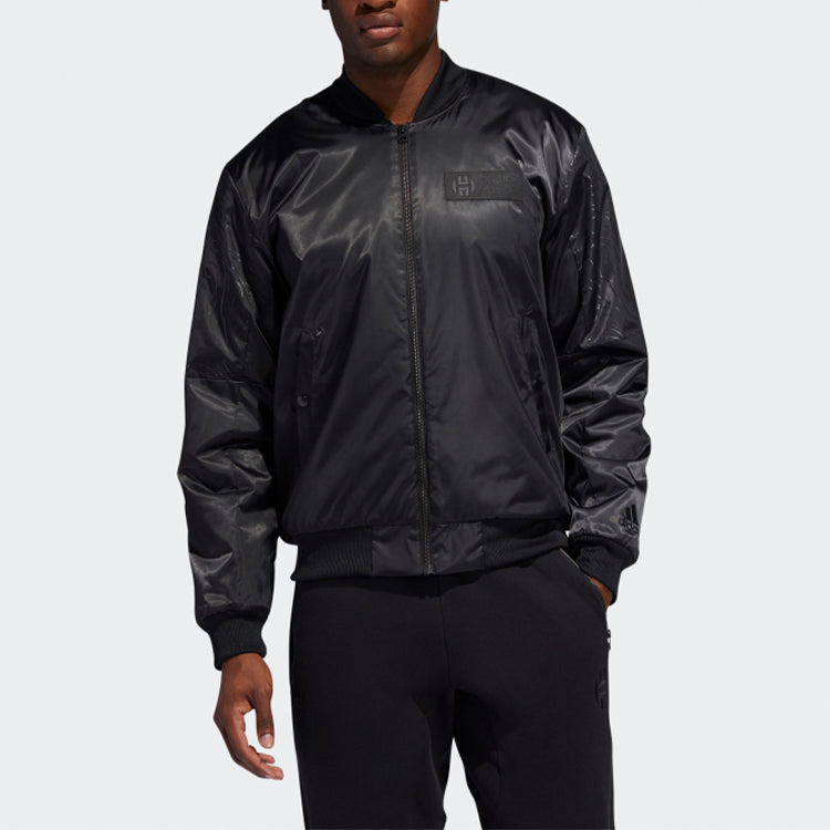adidas Hrdn Vision Jkt Basketball Athleisure Casual Sports Jacket Black DX6853