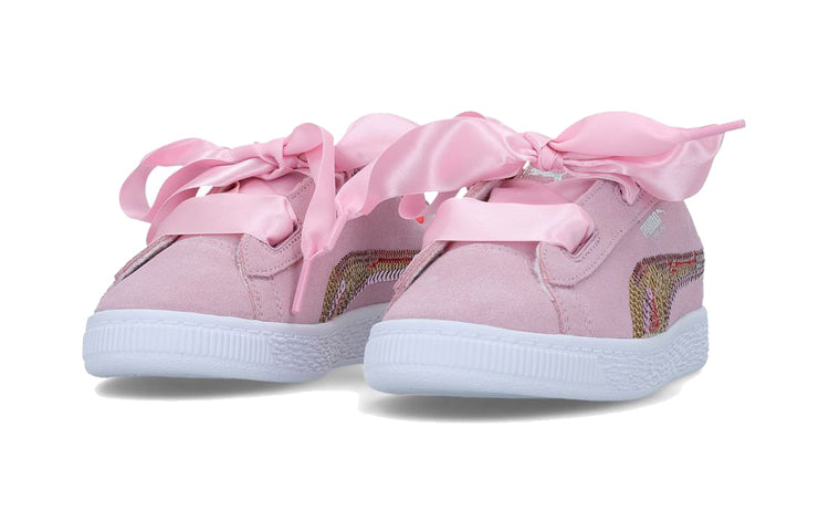 (PS) PUMA Suede Heart Trailblazer Sqn Casual Sneakers Pink 368954-01