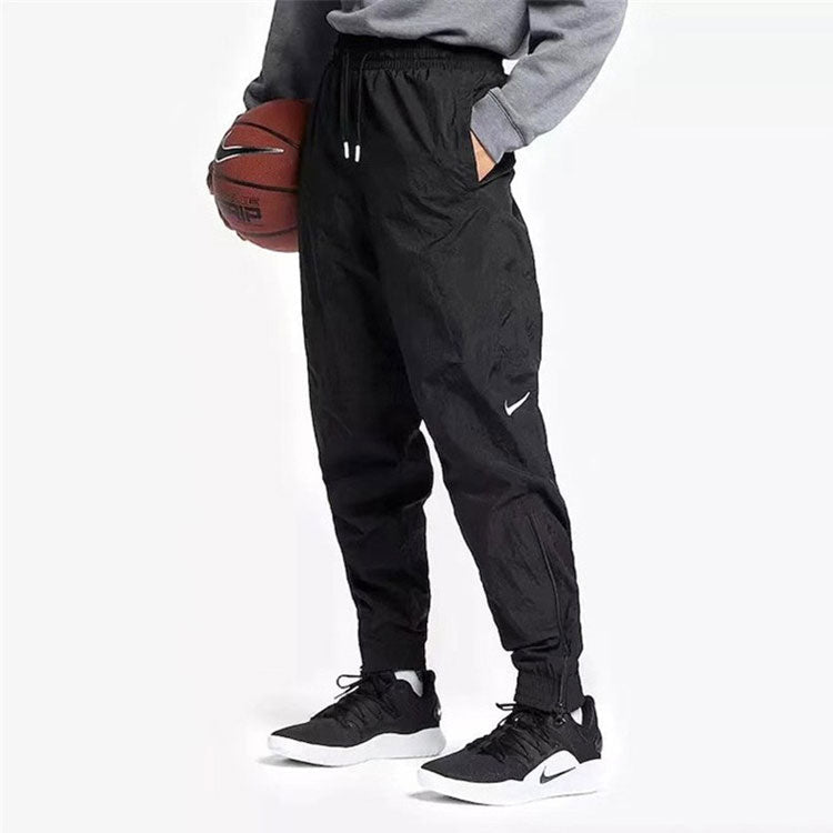 Nike Zipper Quick-Drying Sweatpants Men Black CN5305-010