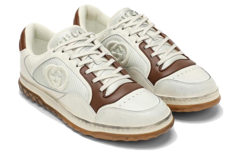 Gucci MAC80 Sneaker 'Off White Brown' 741656-AAB79-9155