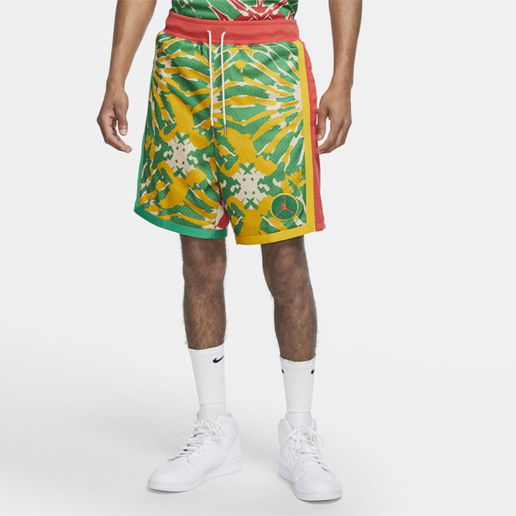 Air Jordan Sport DNA Basketball Shorts For Men 'Red Green Dark' CK9528-631