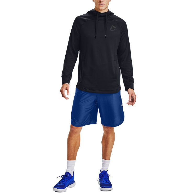 Men's Under Armour Curry logo Pattern Printing Solid Color Black 1357003-001