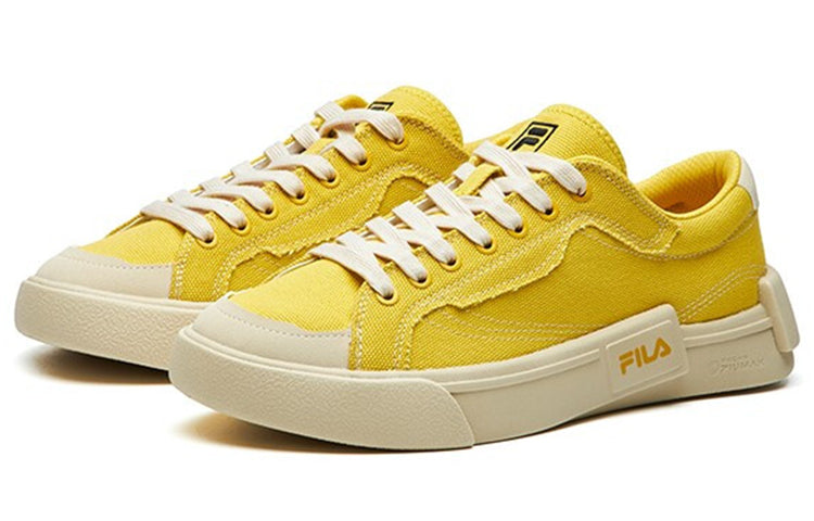 (WMNS) Fila Fusion Canvas Shoes 'Yellow' T12W125107FSP