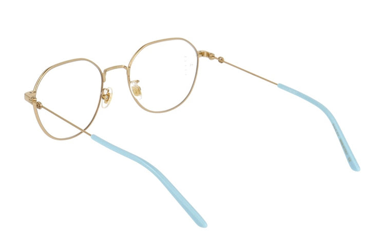 Gucci Metallic Round Frame Optical Glasses Frame Glasses 51mm Gold GG0684O-004