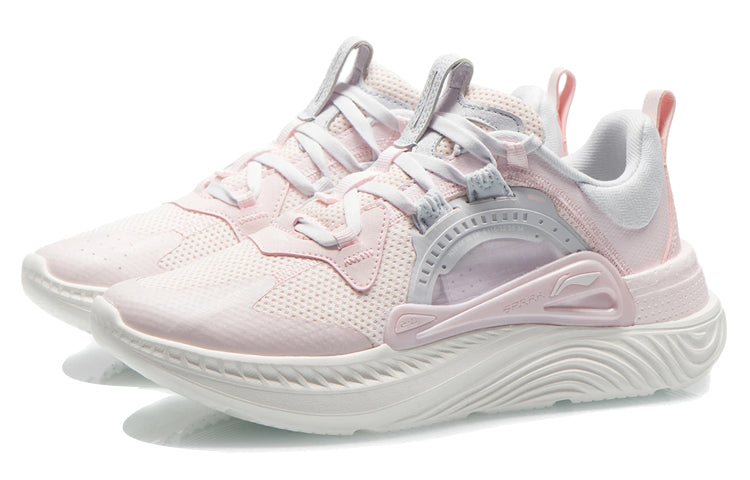 (WMNS) Li-Ning Spark 'White Pink' AGLR092-3