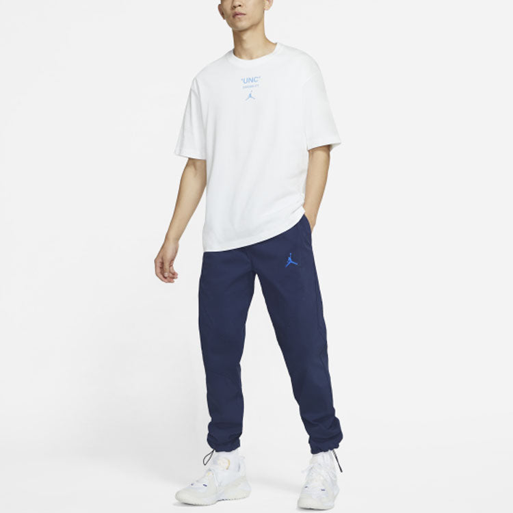 Men's Air Jordan Essential Basketball Training Sports Woven Long Pants/Trousers Deep Navy Blue DA9835-410