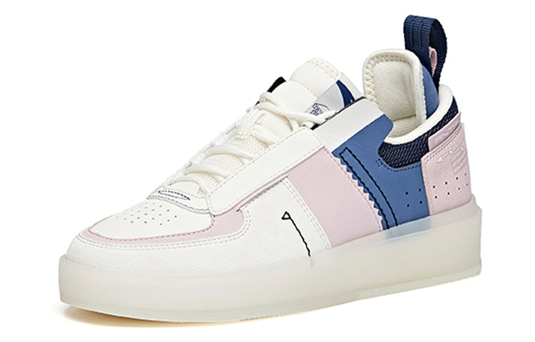 (WMNS) ANTA Skateboarding Series Sneakers 'White Pink Blue' 922048020-4