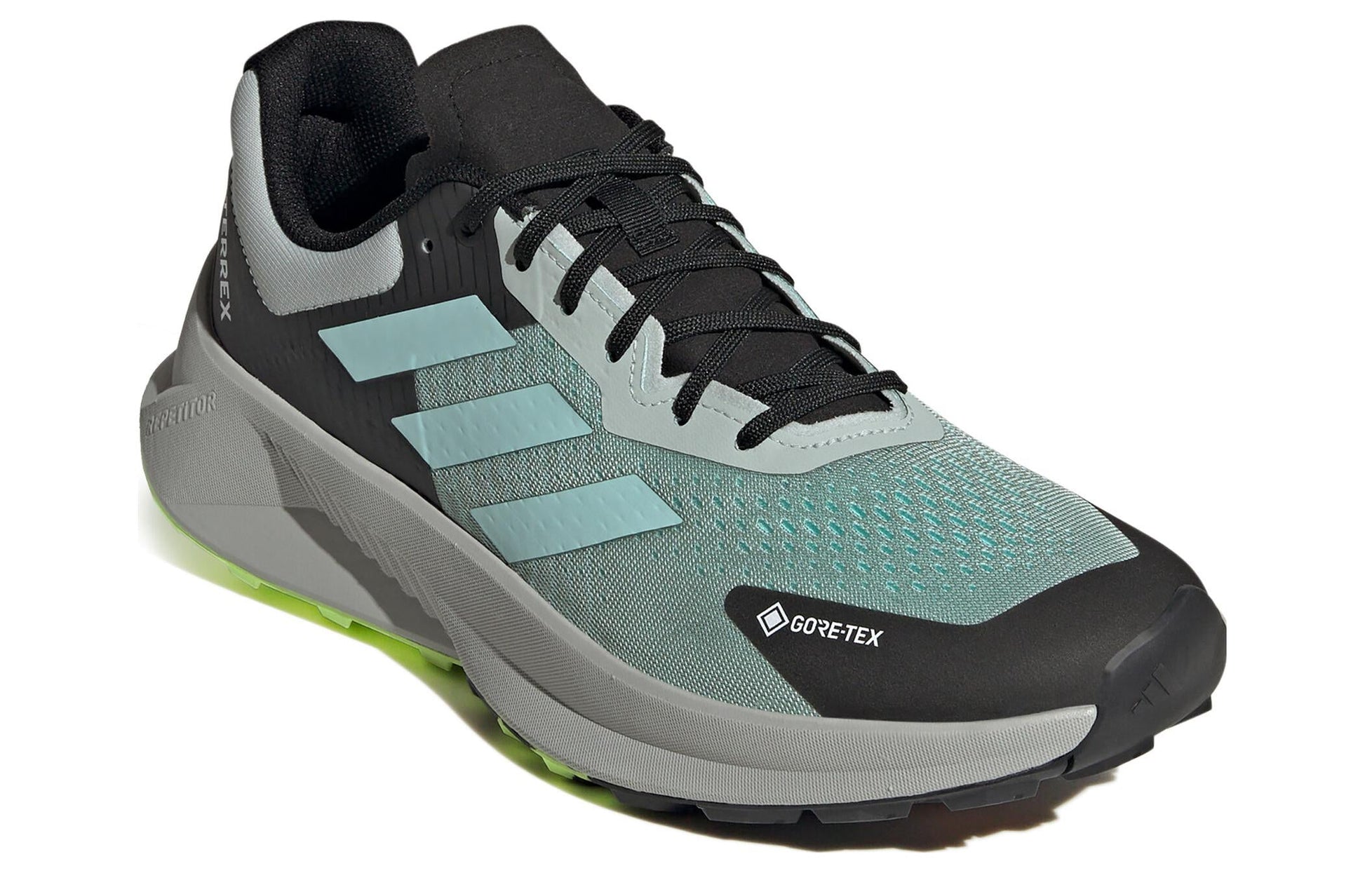 adidas Terrex Soulstride Flow GTX Shoes 'Wonder Silver  Aqua Lucid Lemon' IF5009