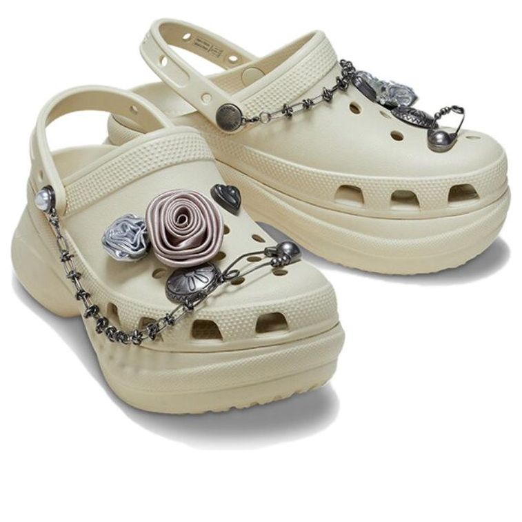 (WMNS) Crocs Bae Rebel Rose Clog 'Bone' 211532-2Y2