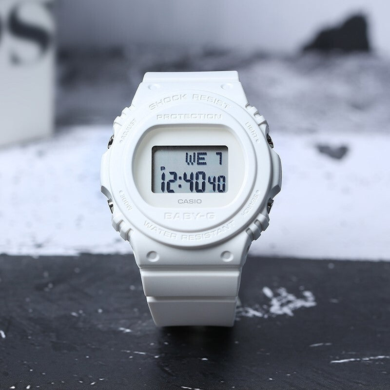 CASIO G Shock Waterproof Sports White Digital BGD-570-7