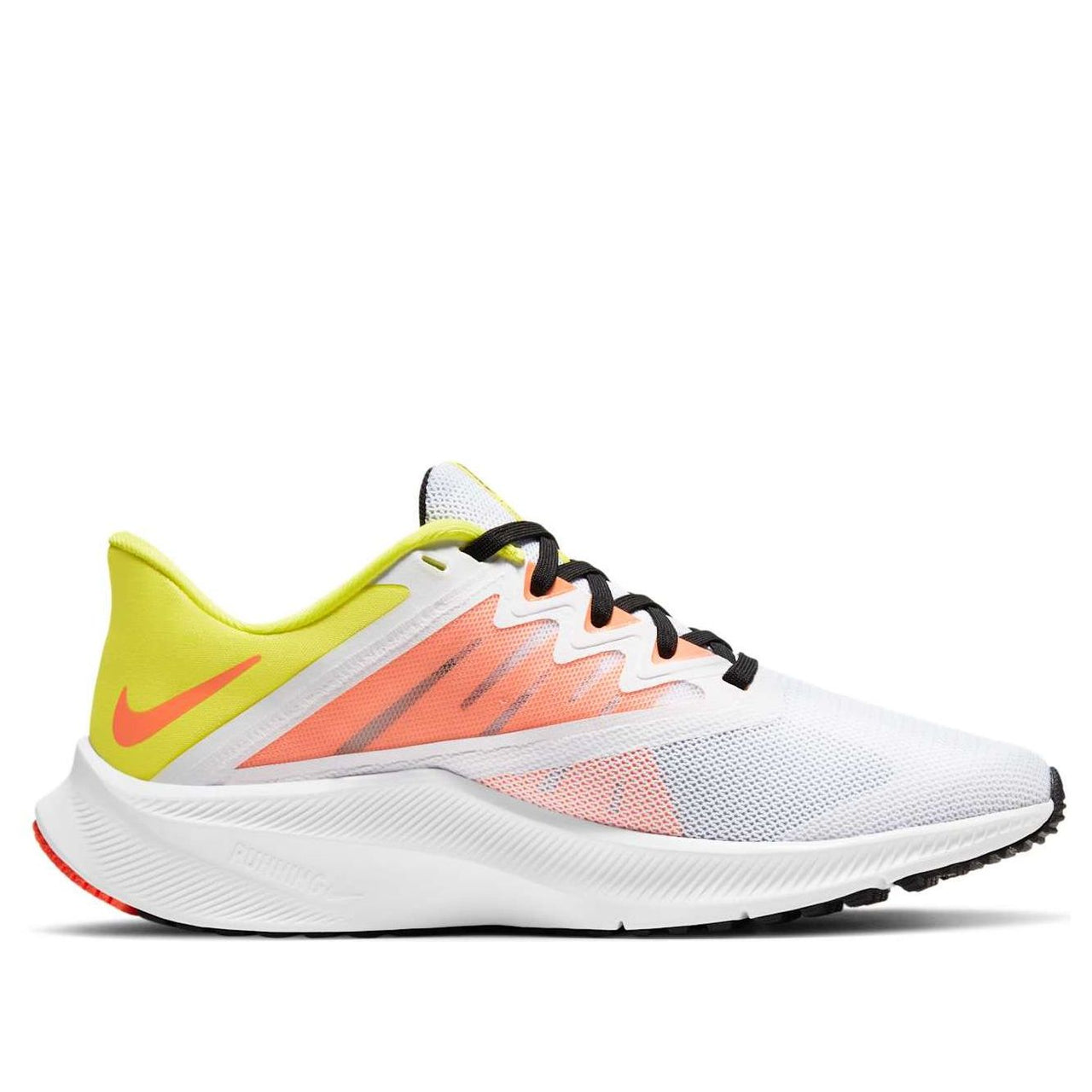 (WMNS) Nike Quest 3 'White Orange Yellow' CD0232-107
