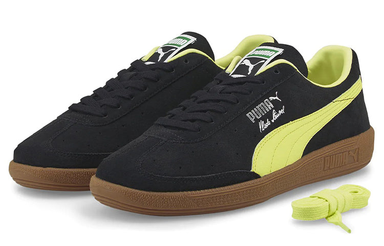 PUMA Vlado Stenzel Suede 'Black Yellow' 383405-02