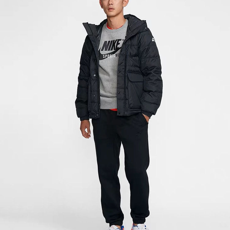 Nike Sportswear Logo Long T-Shirts 'Grey' CD8090-063