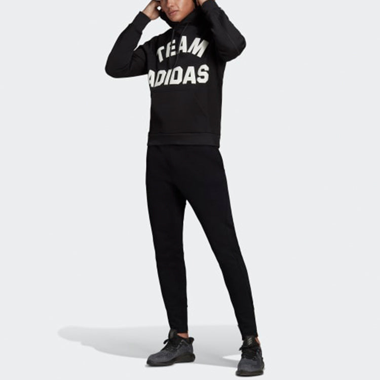 adidas Logo Knit Bundle Feet Sports Long Pants Black EB5248