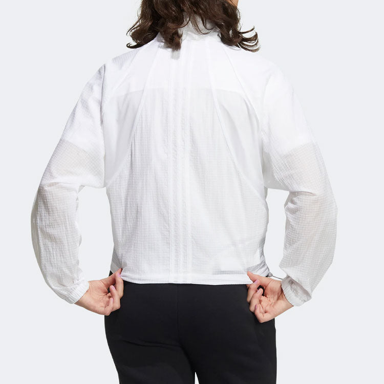 (WMNS) adidas Neo Mar Windbreaker Jackets 'White' HF7287