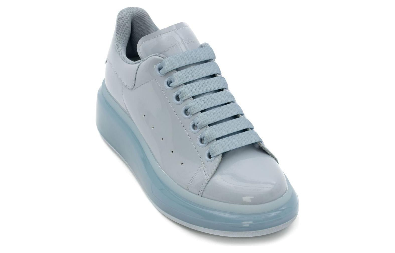 (WMNS) Alexander McQueen Oversized Low-Top Sneakers 'Blue' 697110W4T924542