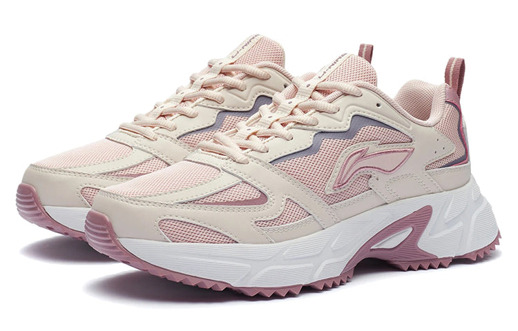 (WMNS) Li-Ning Running Shoes 'Rose Pink White' ARLQ004-6