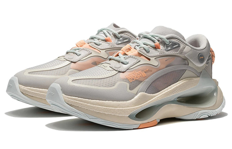(WMNS) Li-Ning Infinity 'Grey Orange' AZGS054-1