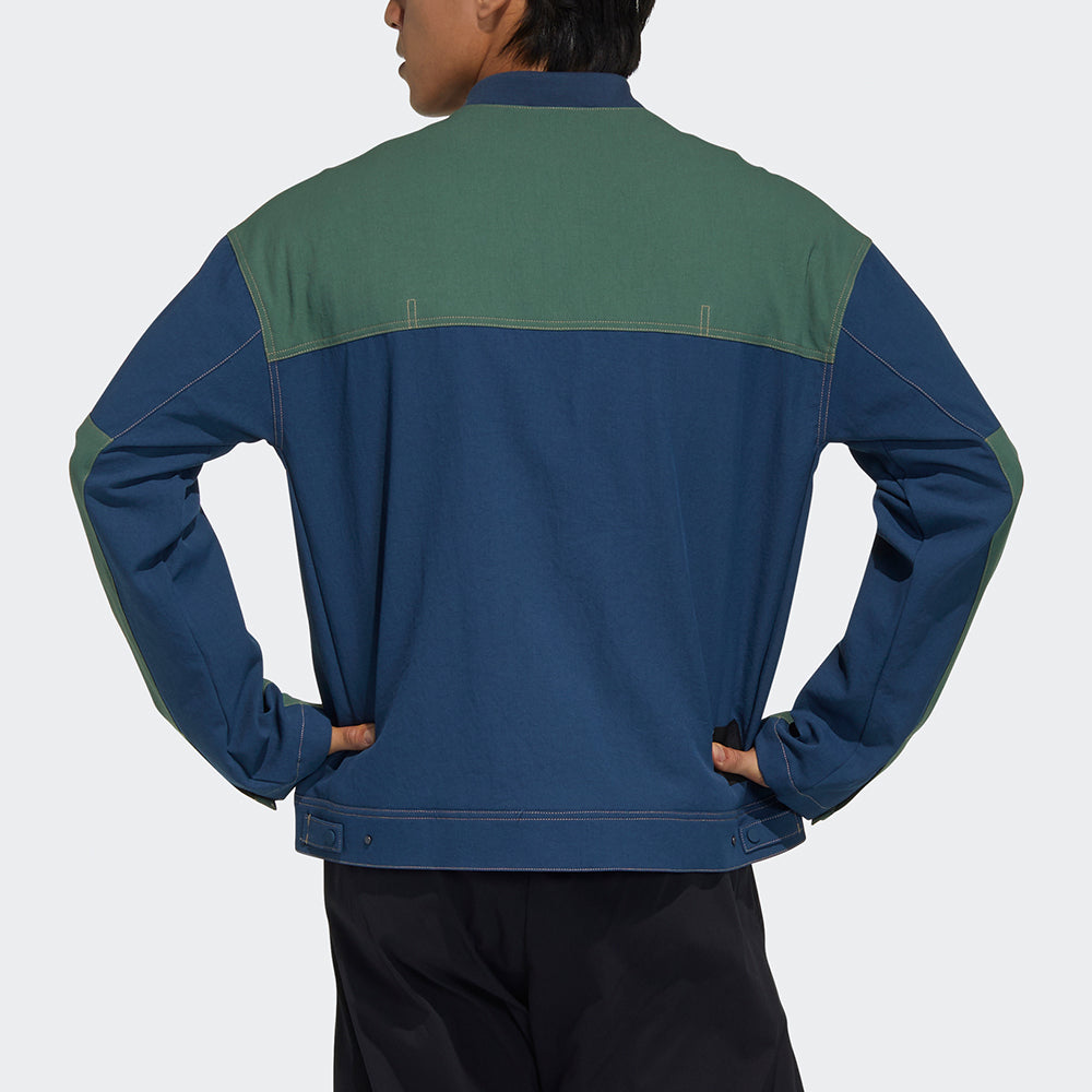 adidas Series WJ JKT Denim Training Sports Jacket Navy Blue GP0905