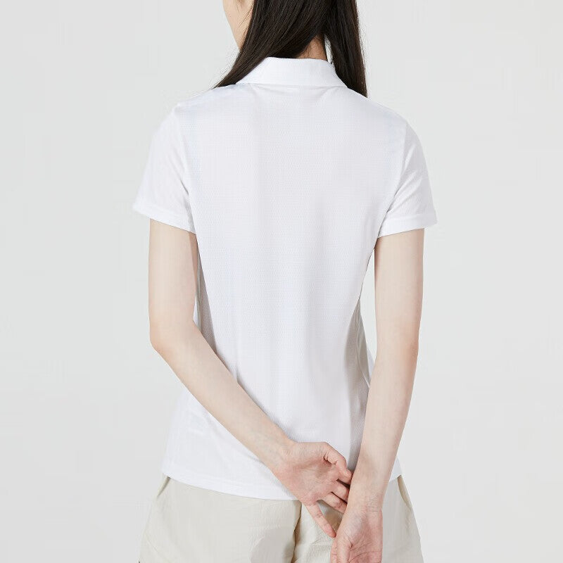 (WMNS) adidas HEAR.RDY Polo Shirt Asia Sizing 'White' HC2718