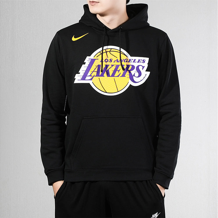 Nike NBA Los Angeles Lakers Drawstring Fleece Lined Black AV3542-010